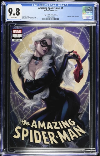 Amazing Spider-Man #1 Stanley 'Artgerm' Lau Black Cat Trade Variant CGC 9.8