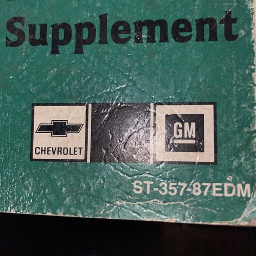 1987 Chevrolet Chevette Electrical Diagnosis Service Manual Supplement - Picture 5 of 7