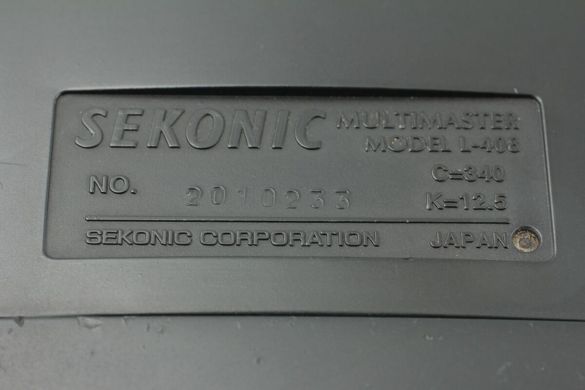 EXCELLENT+++++* SEKONIC L-408 Multi Master Exporsure Light EXCELLENT+++++* SEKONIC L-408 Multi Master Exporsure Light