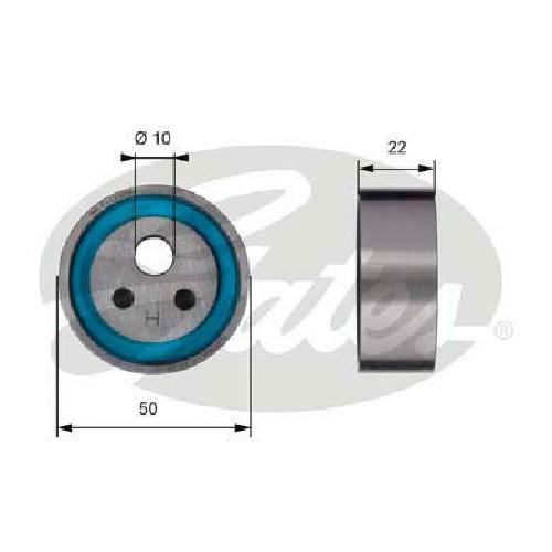 Original Gates Spannrolle Zahnriemen T41154 FüR Nissan Renault-image