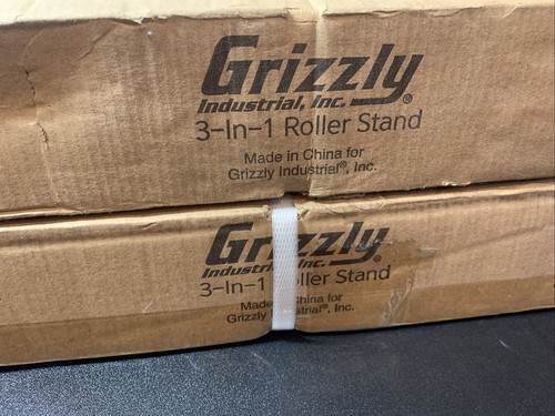 2 Grizzly T33692 3-In-1 Roller Stand New never opened Woodworking - Picture 3 of 6