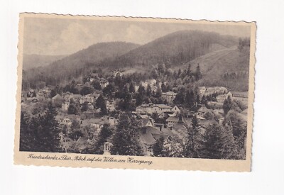 D9006) Postcard FRIEDRICHRODA - view of the villas on Herzogsweg 1936