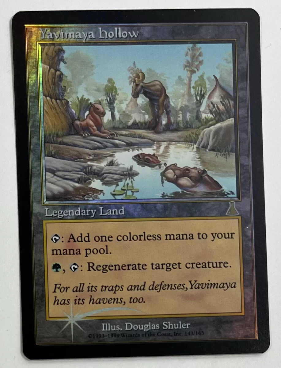 MTG YAVIMAYA HOLLOW (FOIL) Urza's Destiny (OldManMTG 002-854
