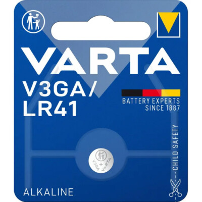 3 x Varta 3GA Knopfzelle V3GA LR41 LR736 V392 Alkaline Uhrenbatterien 1,5V