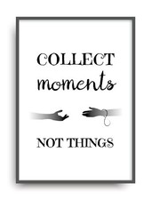 Kunstdruck Art COLLECT MOMENTS Geschenk modern Poster Print Plakat Deko Bild