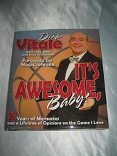 Its Awesome Baby 75 Years Memories Basketball  Dick Vitale SIGNED 2014 1/1 HCDJ