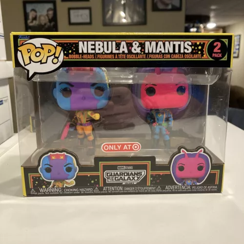 BLACKLIGHT Funko Pop: NEBULA & MANTIS Guardians of the Galaxy Vol. 3 Target Excl