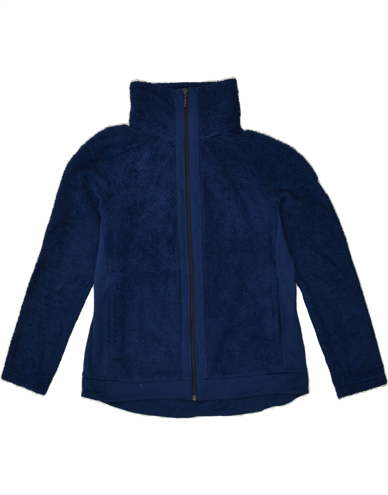 Chaqueta de lana para mujer THE NORTH FACE Reino Unido 14 grande azul poliéster AS61