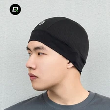 ROCKBROS Skull Cap Helmet Liner Beanie,Cooling Mesh Cycling Running Helmets Hat
