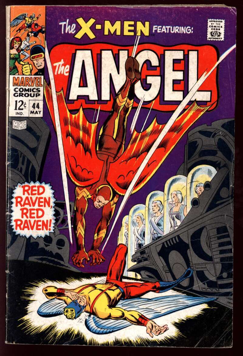 X-MEN #44 3.5 // 1ST SILVER AGE RED RAVEN MARVEL 1968 | eBay