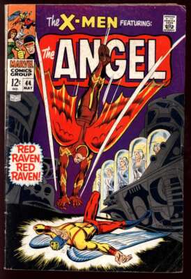 X-MEN #44 3.5 // 1ST SILVER AGE RED RAVEN MARVEL 1968 | eBay