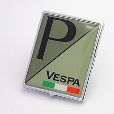 Vespa Emblem Kaskade Aufkleber Logo P-Italo.grün