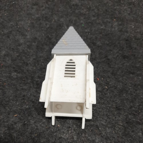 Plasticville CC-9 Church, No Box, for parts or repairs, (PV013023-02) - Picture 8 of 9