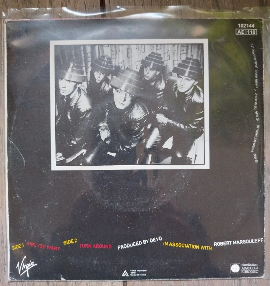 Devo - Girl You Want - 7' France 1980 - Photo 2/2
