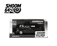 SHOOM64 Models 1:64 RAM SRT-10 Black Diecast Car Model Truck DODGE