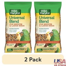 Medium Large Bird Food 10lbs Universal Blend Seeds Vitamins Cockatiels Parrots