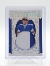 JAXSON DART 2025 NATIONAL TREASURES TREMENDOUS ROOKIE PATCH SILVER /25 Q6383