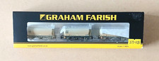 3 x Graham Farish N Gauge PCA Metalair Cement Tank Wagons, Weathered, 977-935