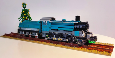 #ad JIE STAR #59020 2 6 0 Steam Locomotive Building Block Set $65.00