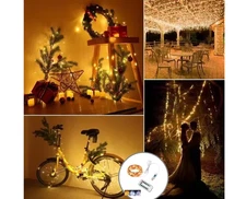 USB LED String Fairy Lights 8 Modes Remote Wire Waterproof Xmas Party Decore