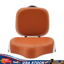 Extra Wide Bicycle Tricycle Saddle Seat with BackSupport Bike Seat with Backrest