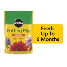 Miracle-Gro Potting Mix, For Indoor or Outdoor Potted Plants, Flowers, Shrubs, 8