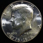1976-S Silver Bi-centennial Kennedy Half Dollar 40% Silver - BU #F17