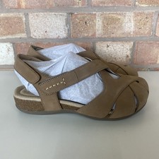 Image of Hotter Catskill II Wide Sandals UK Size 4 EXF Tan Nubuck