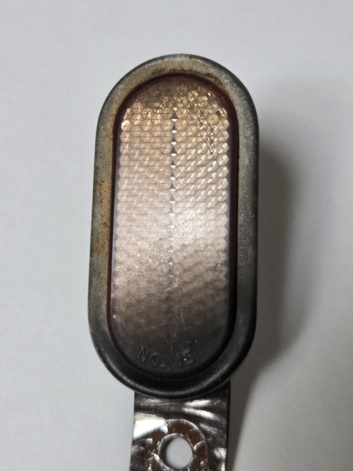 1940's Stimsonite No. 15 Bicycle Reflector, Rare Vintage Bike Accessory