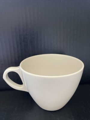 One Royalon Inc. Melmac Melamine Coffee Tea Cup White Antique Mug Resin 1950 USA