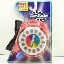 View-Master Red 3D Viewer w/ Demo Reel Model O Horizontal Load - NEW SEALED