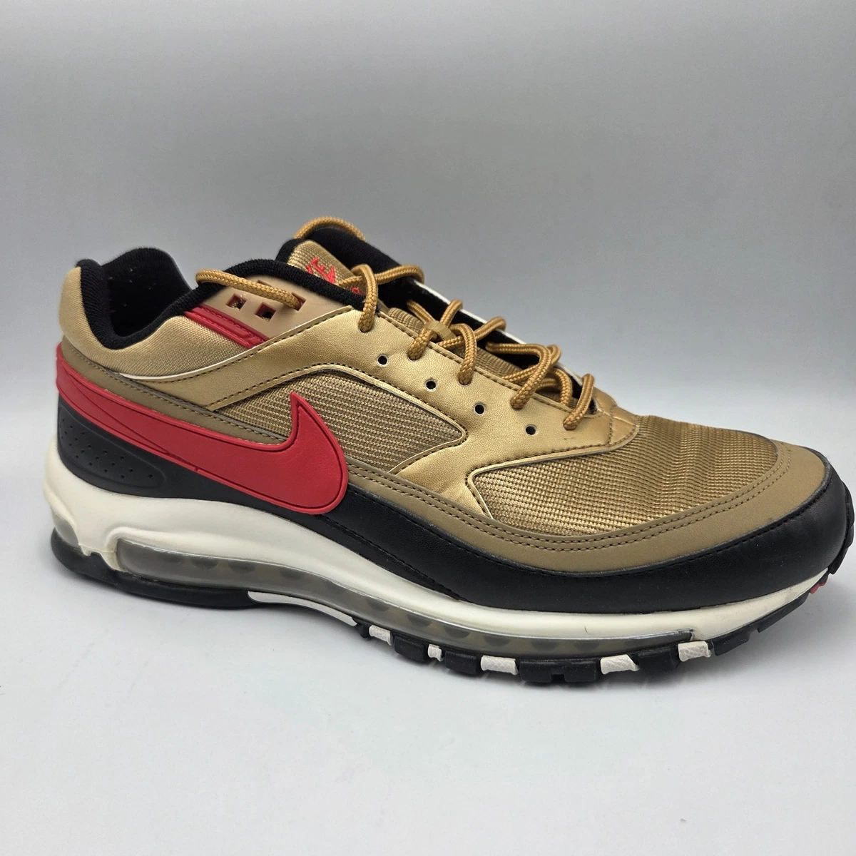 Nike Air Max 97/BW Metallic Gold Red for Sale | Authenticity
