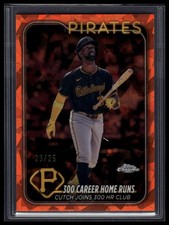 2024 Topps Chrome Update Sapphire #USCS254 Andrew McCutchen Orange Sapphire /25