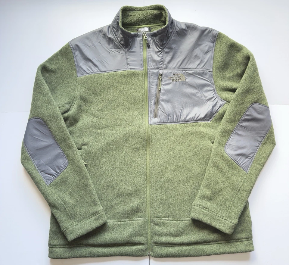 The North Face Mens Gordan Anza Pro High Full Zip Hooded Denali Jacket Fleece XL - Image 2 of 4