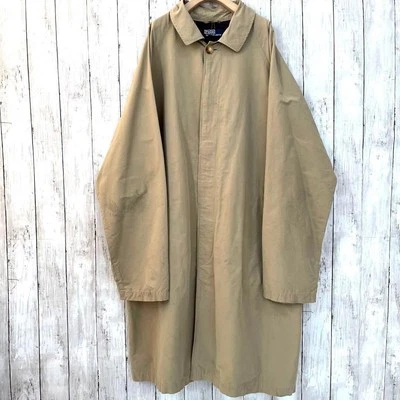 Polo Ralph Lauren Surdimensionné Trench-Coat Veste Hommes Taille L Vintage - Photo 1/4