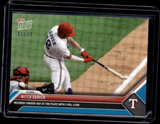 Mitch Garver - 2023 MLB Topps Now #19 Blue 41/49 Parallel Texas Rangers