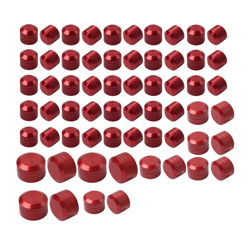 Kit de cubierta de tapas de pernos de motor 62X para Harley Touring Road King Street Glide 17-24 Foto 3 de 4