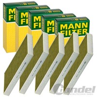 5X Mann-Filter FP 3540 Innenraumfilter ALLERGIKER-AKTIVKOHLEFILTER 5-STÜCK!