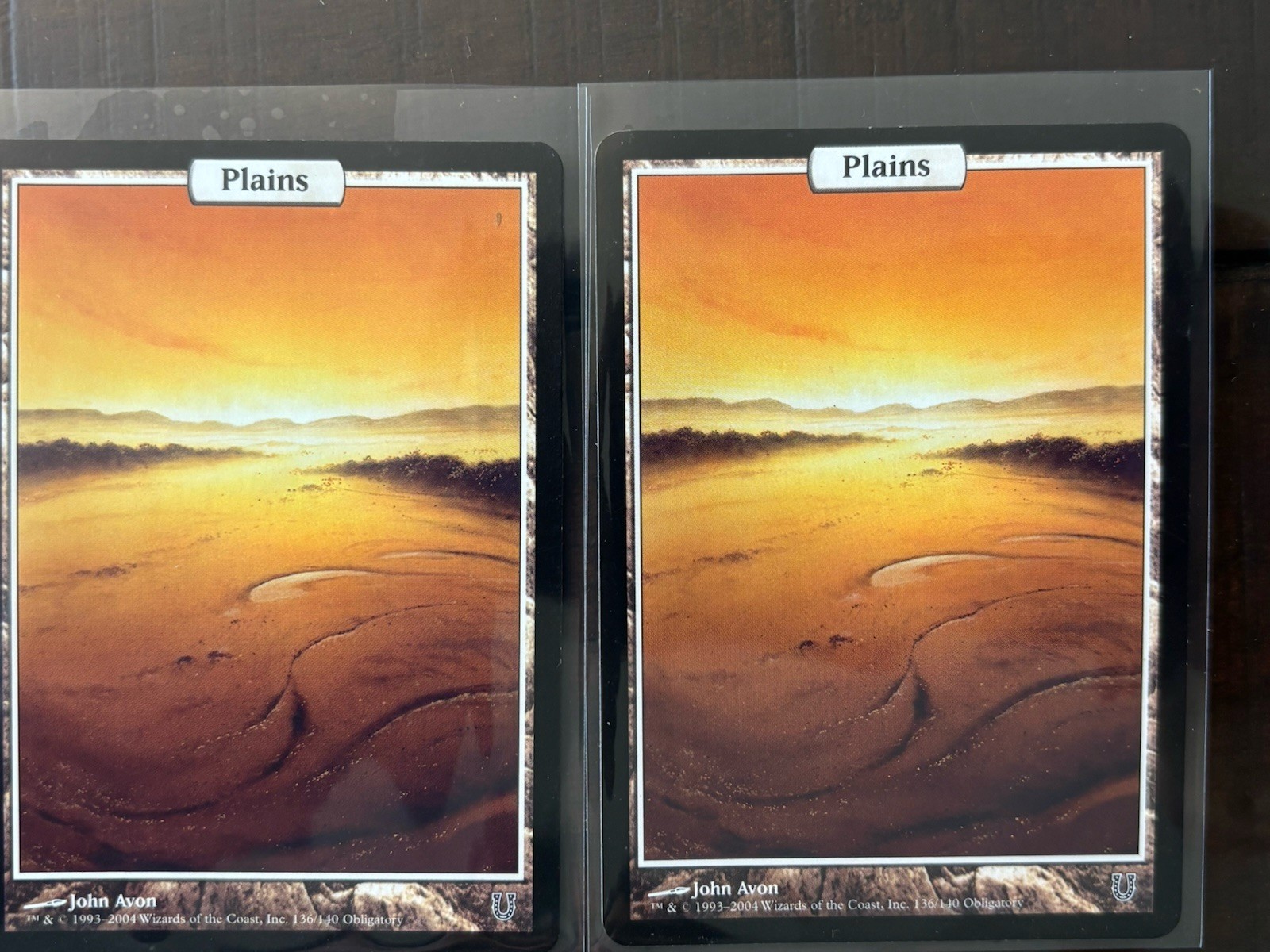 2 Magic: The  Plains - Full Art Unhinged Regular John Avon 1993-2004 136/140