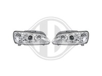 Designsatz Scheinwerfer Angel Eyes Klarglas Chrom FüR Peugeot 106 1996-