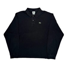 Lacoste Polo Shirt - 3XL Black Cotton