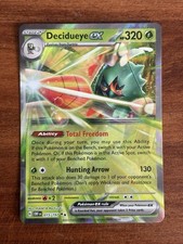 Decidueye ex Double Rare SV03: Obsidian Flames 015/197 NM