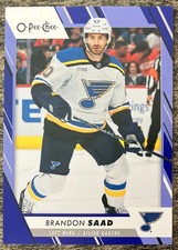 Brandon Saad #273 2023-24 O-Pee-Chee Blue Border Parallel - St. Louis Blues
