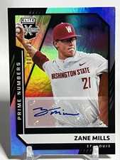 Zane Mills /220 prime numbers Autograph 2021 ELITE EXTRA EDITION #120 St. Louis