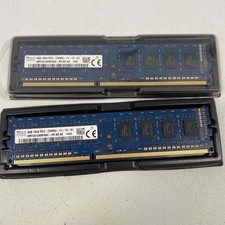 Lot of 2 SK Hynix 4GB 8GB 1Rx8 PC3-12800U HMT451U6AFR8C