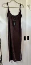 Pretty Little Things Brown Long Dress New Size 8