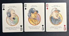 Cincinnati Bengals Coaches Playing Cards - Marvin Lewis Sam Wyche Forrest Gregg