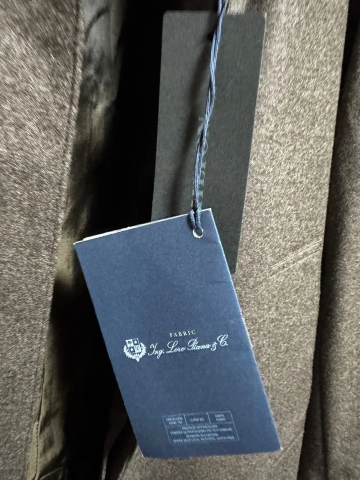 Abrigo Hilton Loro Piana Talla M Nuevo Marrón con Sistema Tormenta Verde Foto 4 de 4