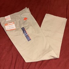 NWT St. John's Bay Mens Easy Care Stretch Classic Fit Flat Front Pant 30 X 32