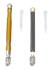2Piece Glass Cutter 3Mm-12Mm, Self-Oiling Tungsten Carbide Glass Cutter, Profess